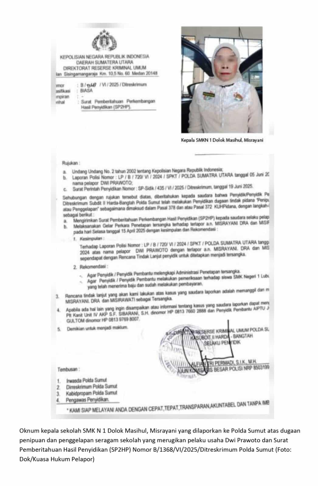 Kasus Dugaan Penipuan