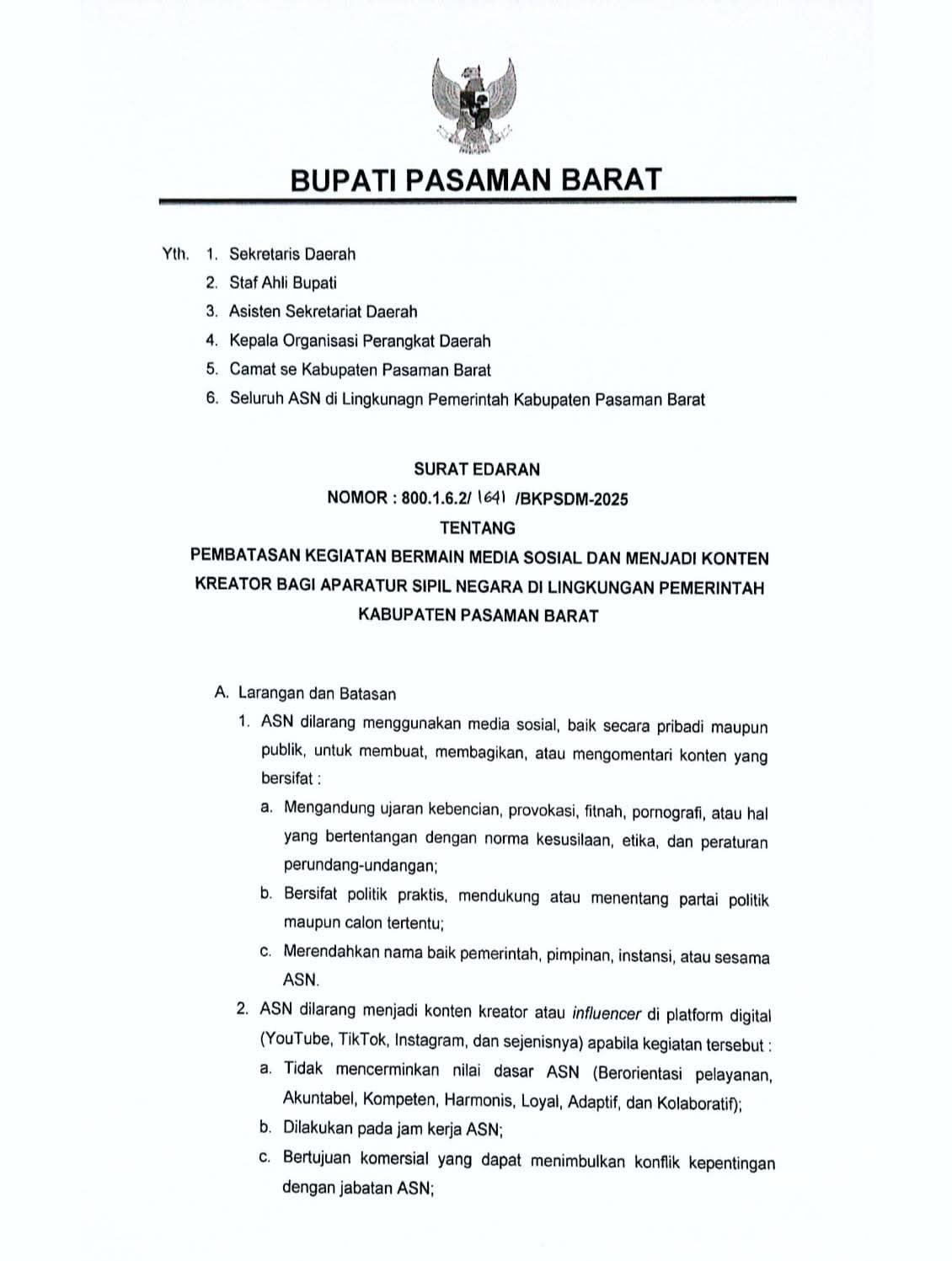 Pasaman Barat